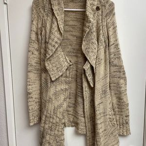 Anthropologie cowl neck/open cardigan